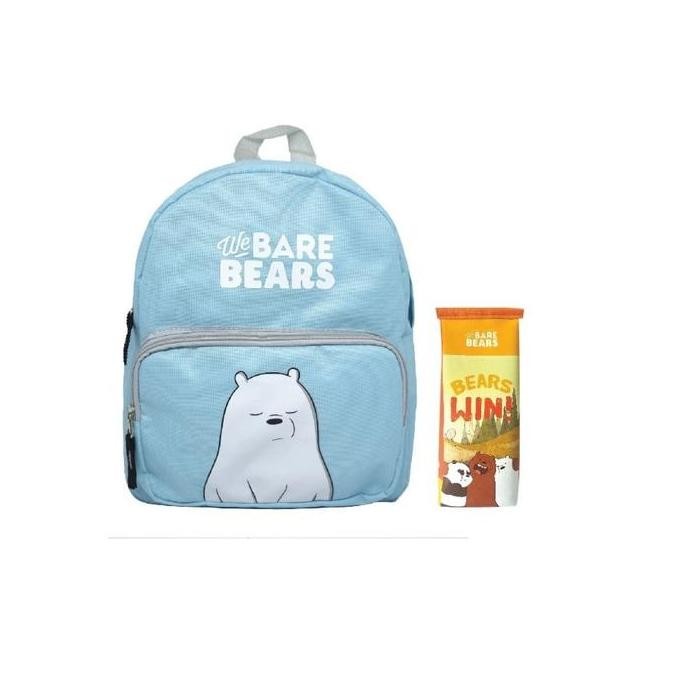 We Bare Bears Mini Backpack / Tas Ransel Mini We Bare Bears