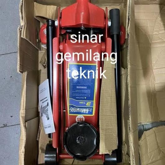 TERMURAH - DONGKRAK BUAYA MOBIL 3 TON MERAH