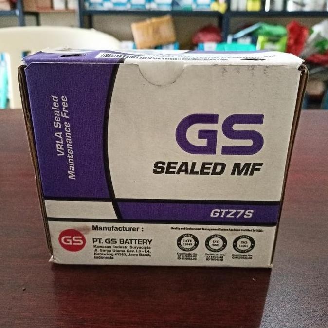 TERBARU - Aki Sepeda Motor /GS MF GTZ7S Astra Otoparts / CBR 150/ GS GTZ-7S