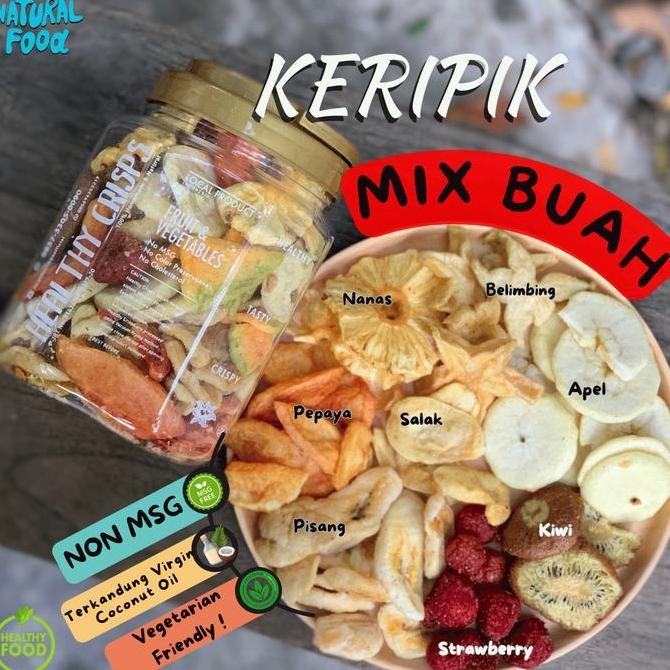 

Promo Healthy Crisps - 700Ml (150-185Gr) - Keripik Buah