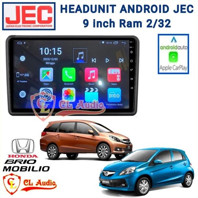 Head Unit Android JEC 9 Inch Honda Brio/Mobilio 2012-2015
