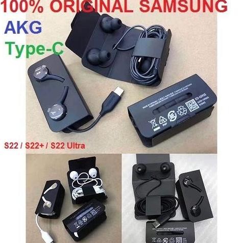 TERMURAH - SAMSUNG Headset Earphone Galaxy S22 Plus S22 Ultra AKG Type-C Original