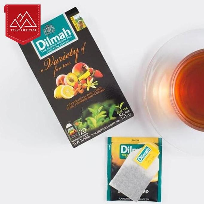 

Teh Dilmah Variety Fruit Envelope 20 Tag Tea Bag Teh Celup Allshop