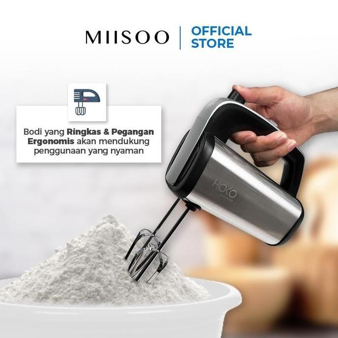 Grosir Hoko By Miisoo Hand Mixer Mini Mixer Pengaduk 5 Speed Kecepatan Otomatis Pengocok Pengaduk Ad