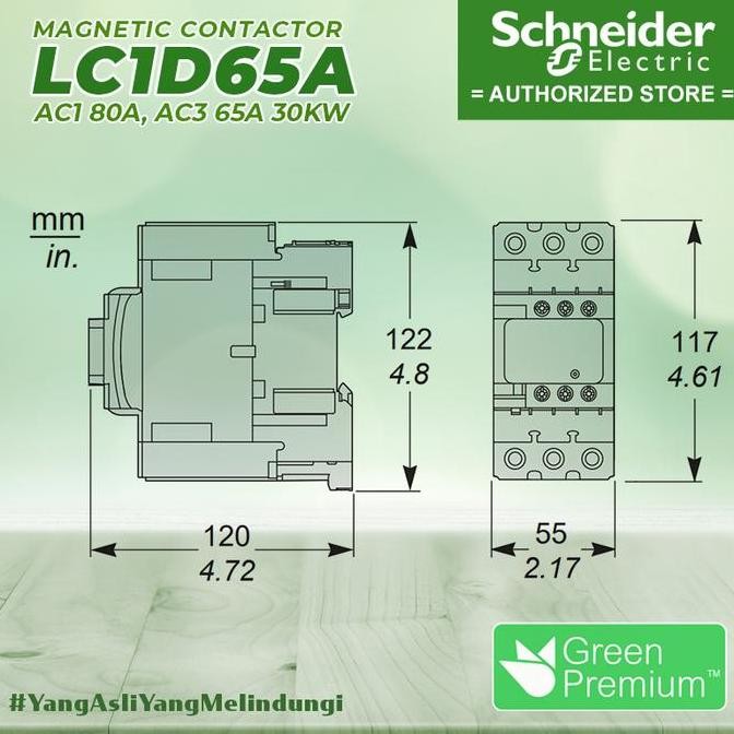 New Schneider Kontaktor Contactor Lc1D65 Lc1D65A 24V 42V 48V 110V 220V 380V Lc1D65Ab7 Lc1D65Ad7 Lc1D