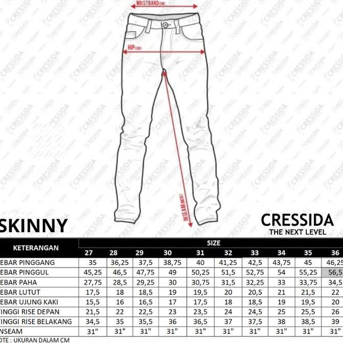 Sale Cressida Basic Skinny Jeans G237B - Biru