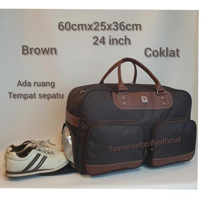 Tas Pakaian Travel Bag Polo Interclub 60cm Besar 00%