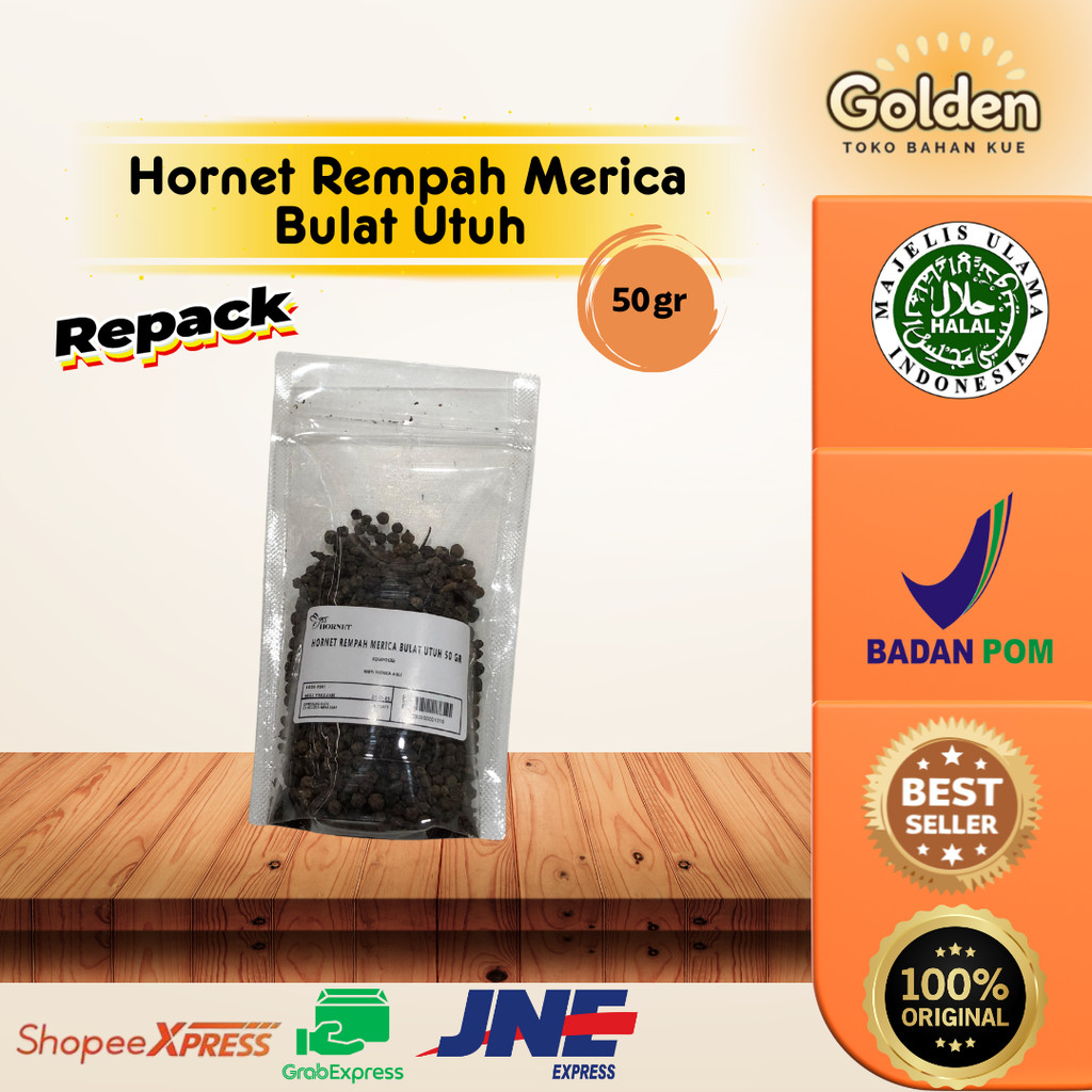 

Hornet Rempah Merica Bulat Utuh 50 gr