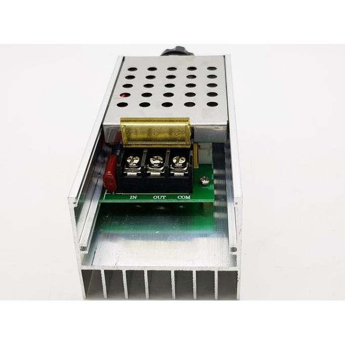 Dimmer Speed Rpm Motor Ac 220 Volt 6000 Watt Dengan Casing Alumunium Dan Potensiometer Untuk Kontrol