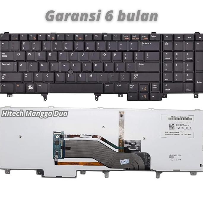 TERMURAH - Keyboard DELL Latitude E6540, e6530 - Orginal product