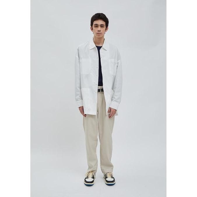 Murah Shopatvelvet - Volta Overshirt White