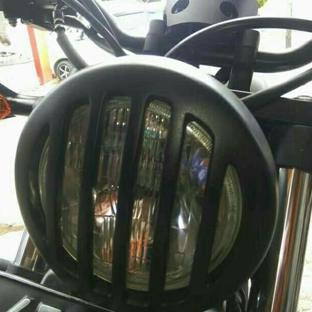 cover head lamp grill honda rebel 500cc