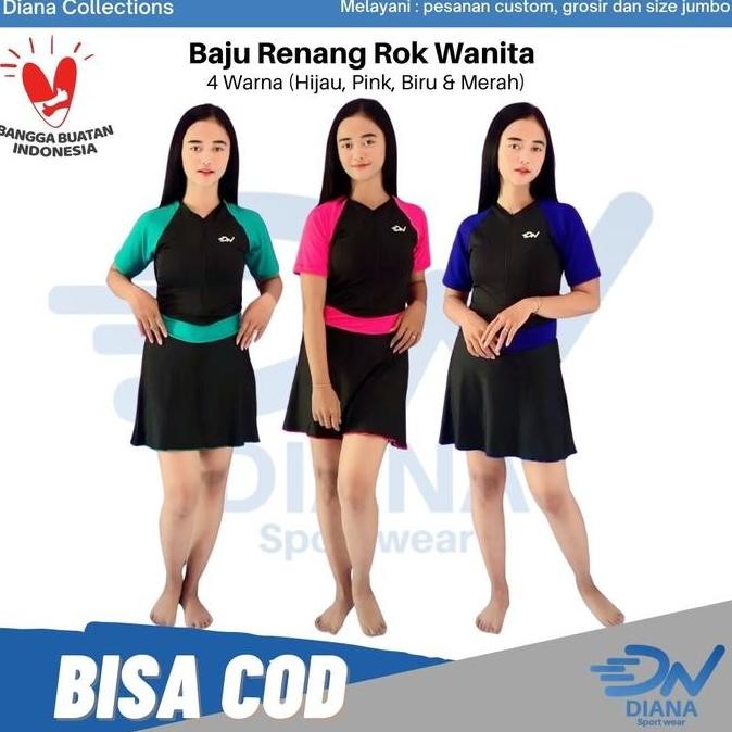 baju renang rok | Baju renang terusan | baju terusan untuk renang | baju renang dewasa wanita jumbo