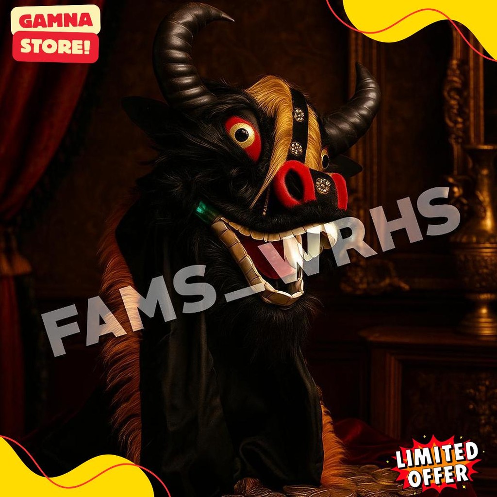 Bantengan Anak Bantengan Mangap Spons Topeng Bantengan Kerbau