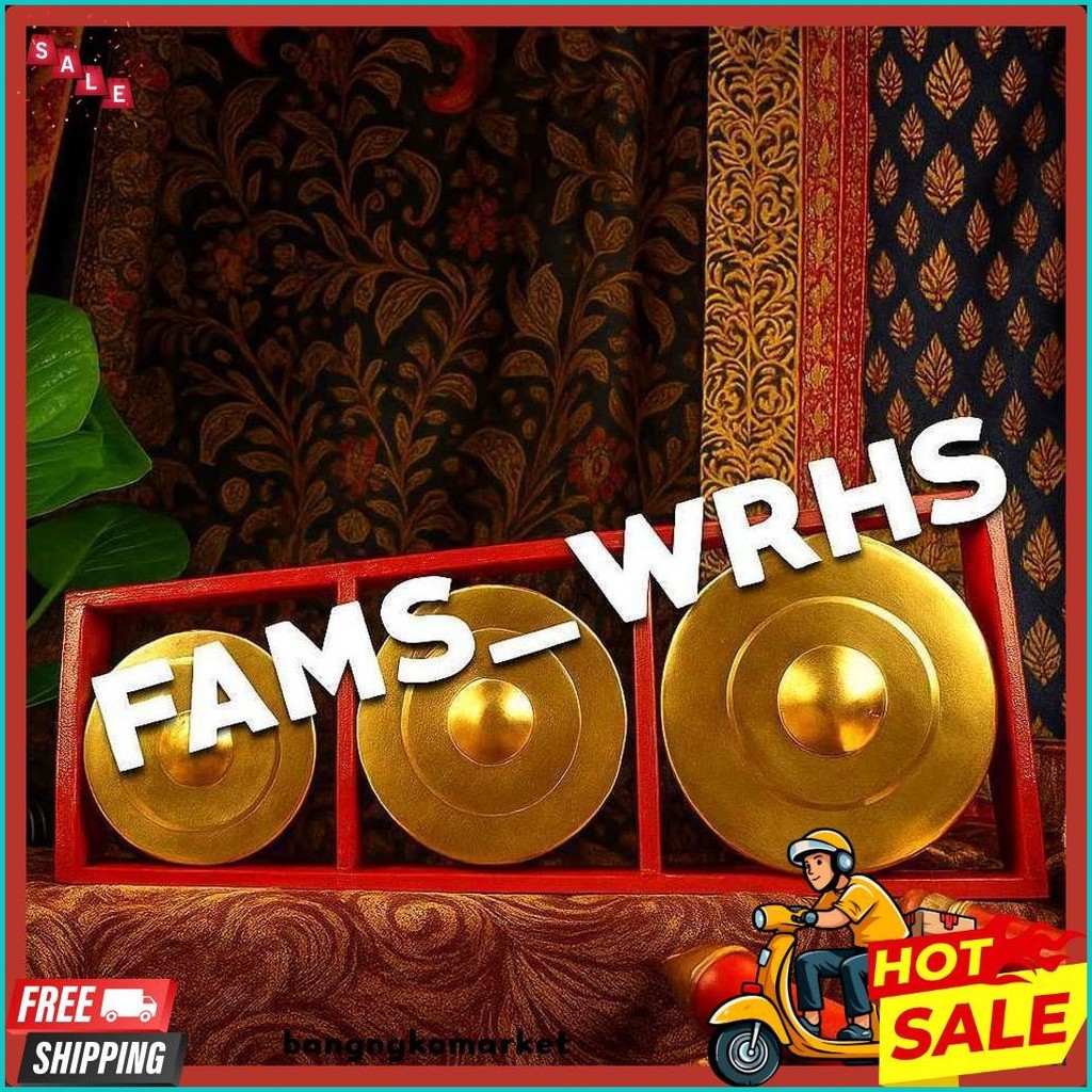 Kenong Isi 3 Kenong Gamelan Mainan Anak Alat Musik Tradisional Berkualitas (Bisa Cod)