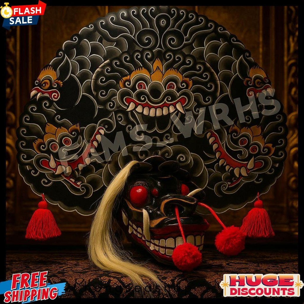 Barongan Telon Vip Ukuran 22 Full Kayu Barongan Caplokan Kayu