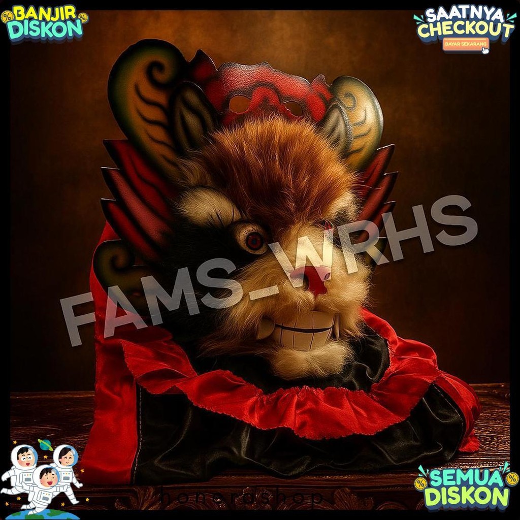 Barongan Kucingan Blitar Barongan Caplokan Kucingan (Bisa Cod)