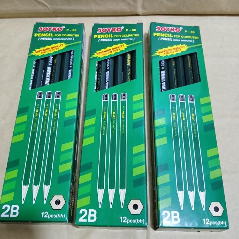 

Cuci Gudang Joyko Pensil 2B P-88 (1 Pak isi 12 PCS) HRA-40