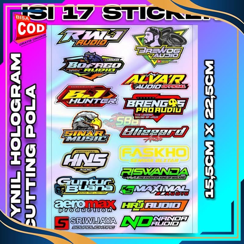 

Promo Terbaik STIKER HOLOGRAM SOUND SYSTEM CUTTING ISI 17 | Viral Kekinian Terbaru 2025 GD-50