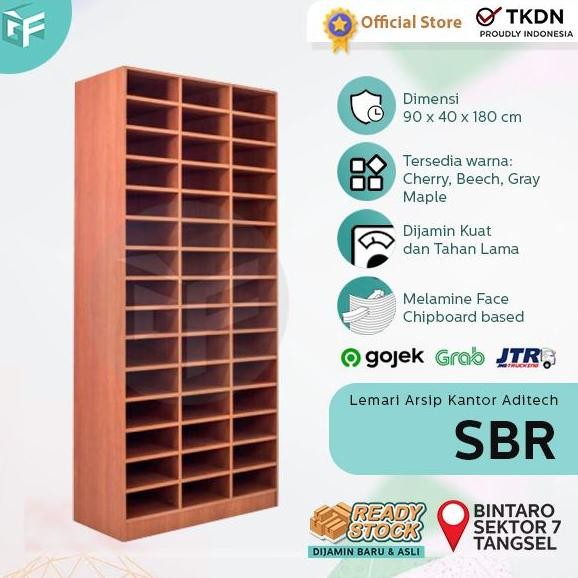 NEW Lemari Brosur Kantor / Rak Cabinet Kantor Aditech SBR