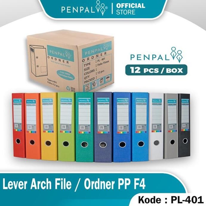 

NEW Penpal Lever Arch File / Ordner Folio PL-401 ( 12 Pcs )