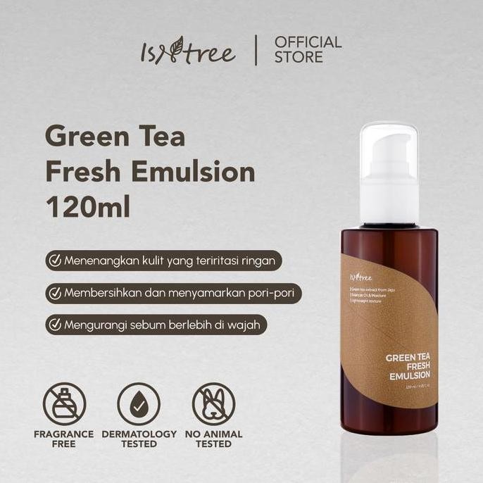 NEW NED Isntree Green Tea Fresh Emulsion 120ml