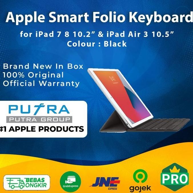 TERMURAH - Apple Smart Keyboard for iPad 7 10.2 inch iPad 7th Gen 2019