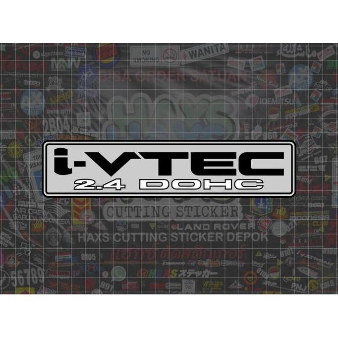 Cutting Sticker Ivtec 24 Dohc Ukuran 22 Cm Untuk Cover Mesin