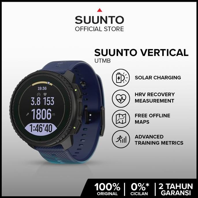 TERBARU - Suunto Vertical Solar UTMB Series Limited Edition