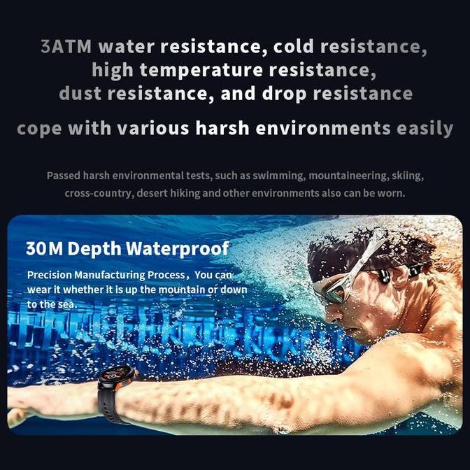 TERBARU - SKMEI B73 Smartwatch | Pelacakan Kesehatan | Layar AOD Smartwatch | jam tangan militer | h