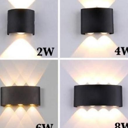 Lampu Dinding Pilar Pagar Outdoor Waterproof Lampu Dinding Taman Hias