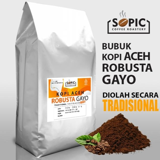 

Ready!! Kopi Aceh Robusta Gayo Bubuk Halus 1 Kg
