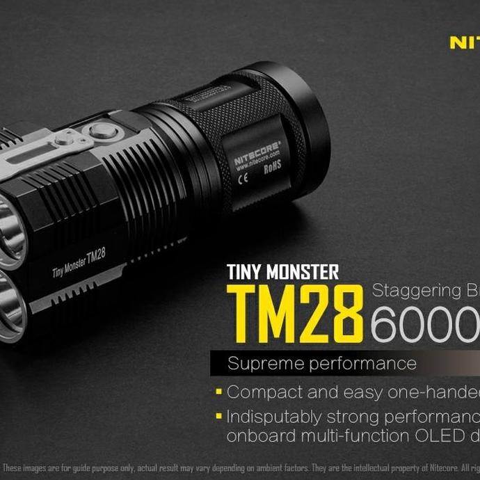 Bst Ready Senter Nitecore Tm28 Tiny Monster 4 X 18650 Best Seller