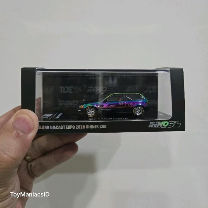 INNO64 Honda Civic SiR EF9 Dinner Event Edition Thailand Diecast Expo 2025 LIMITED 300PCS IN64-EF9-T