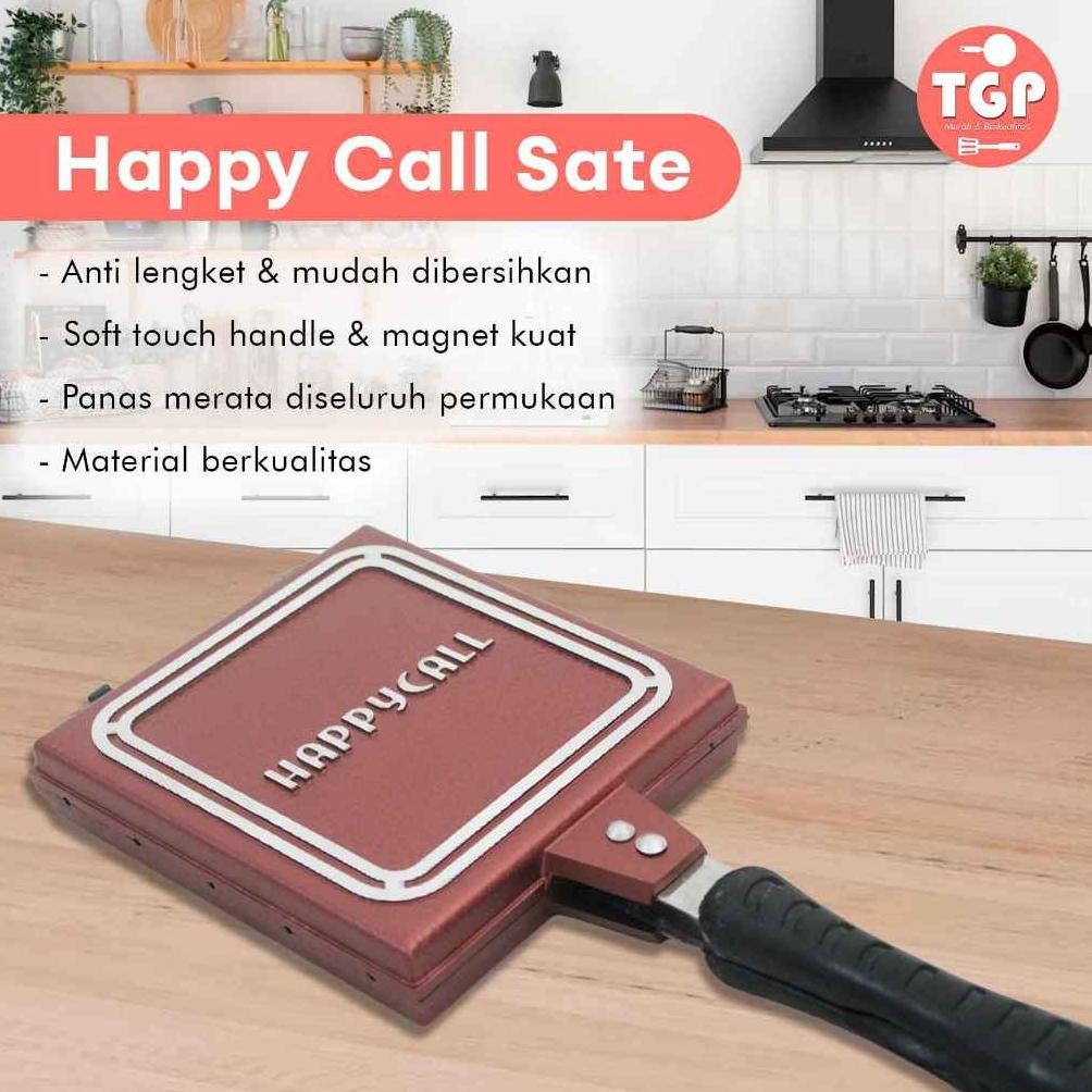 Bisa Cod Cetakan Sate Atau Waffle Double Pan Hc Loyang Waffle ||