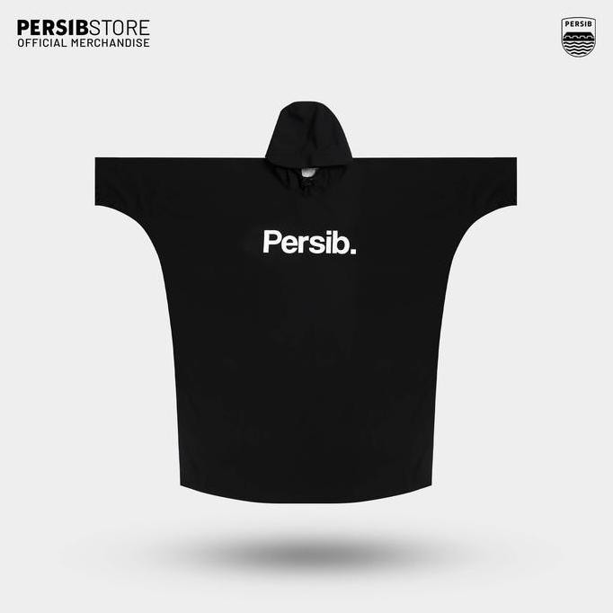 TERLARIS - RAINCOAT WE ARE PERSIB BLACK