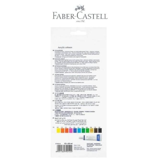 

NEW Faber-Castell Creative Studio Cat Lukis Minyak Oil Colours set 12 dan 24