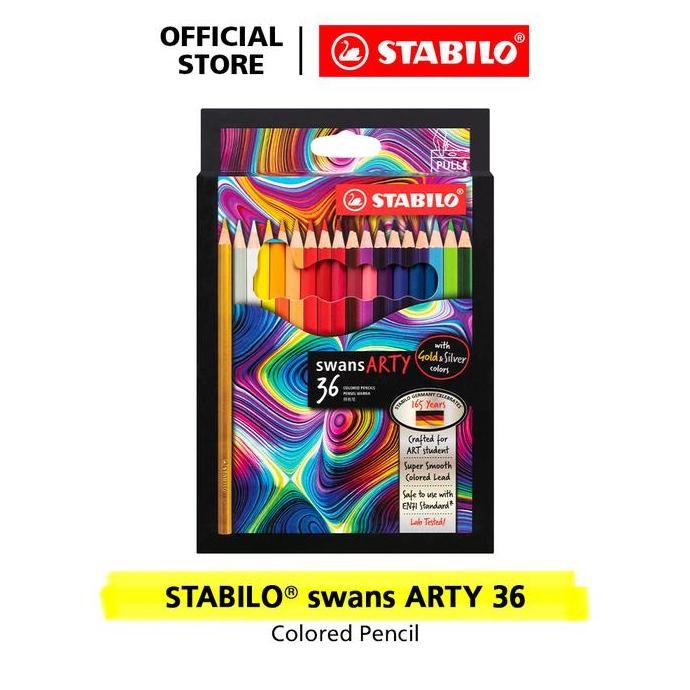 

STABILO swans ARTY Colored Pencils 36 pcs / Pensil Warna isi 36 pcs