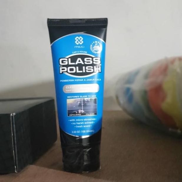 Primo Glass Polish Poles Kaca Mobil Rumah Kantor 100Gr