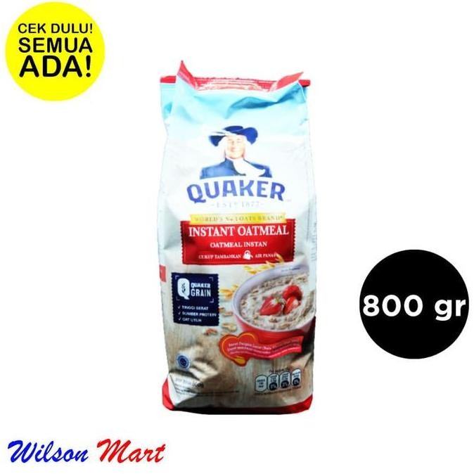

QUAKER INSTANT OATMEAL MERAH 800 GRAM
