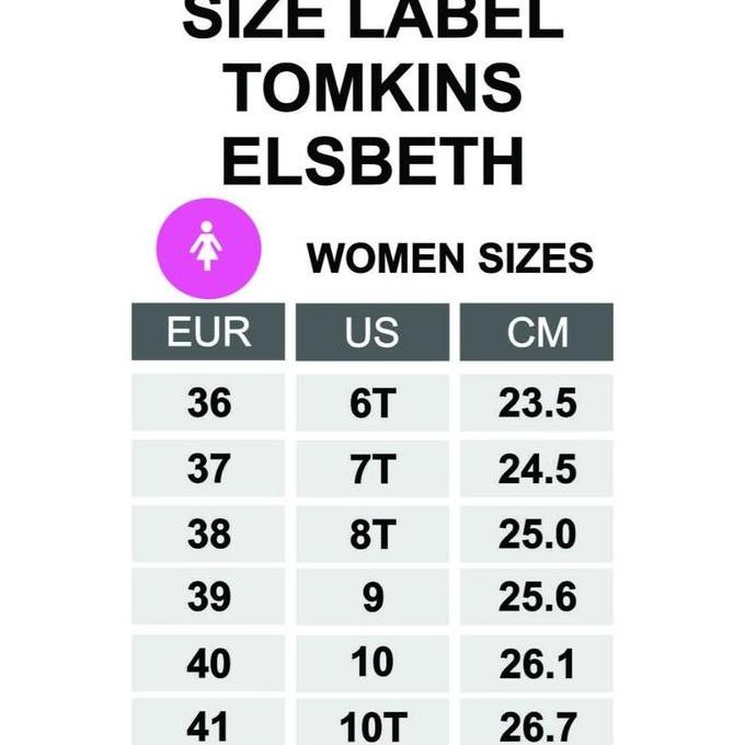 Tomkins Sepatu Wanita Elsbeth - Black Sepatu Sekolah