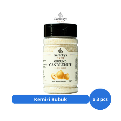 

GARLICKYS Kemiri Bubuk Premium Quality 50gr x 3 pcs