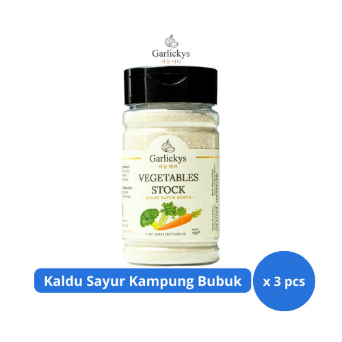

GARLICKYS Kaldu Sayur Bubuk Non-MSG 100gr x 3 pcs