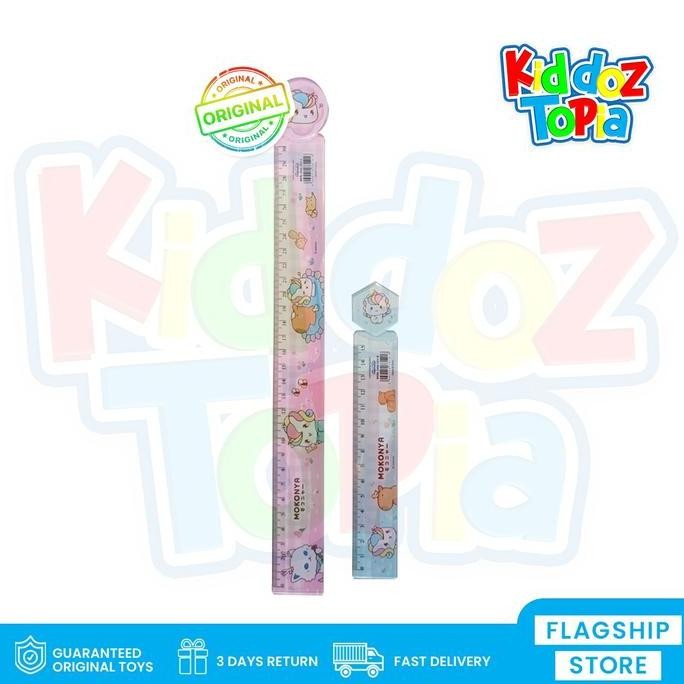 

Adinata Mokonya Ruler set 2 pcs 2450-1314 / Penggaris 15 cm 30 cm