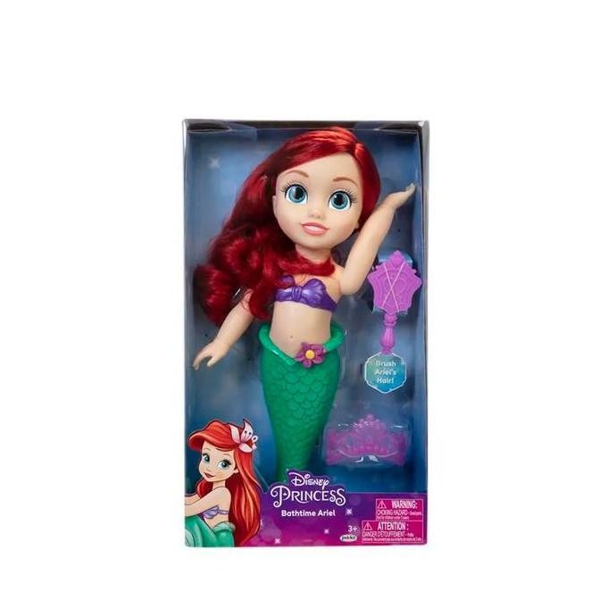 Boneka Barbie Disney Princess Little Mermaid Bathtime Ariel