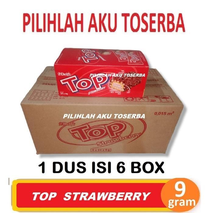 

Delfi Top Strawberry 9 Gram Isi 24Pcs / Box- ( Harga 1 Dus Isi 6 ) New Best Quality 100% Original