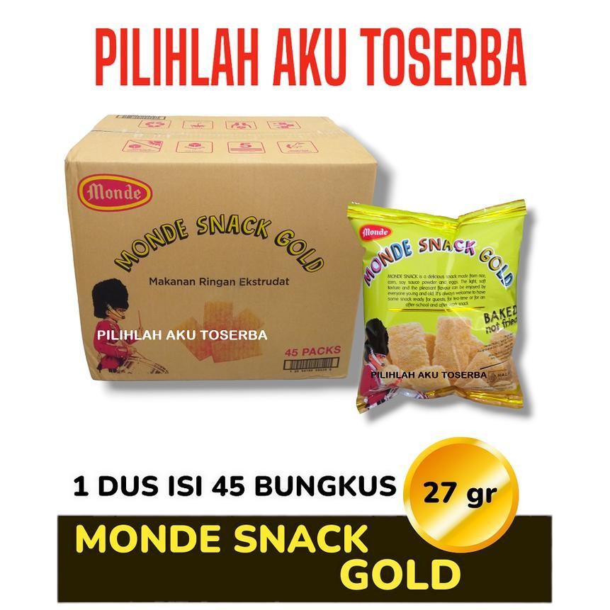 

Monde Serena Snack Gold 30 Gr Sekarang 27 Gr - ( Harga 1 Dus Isi 45 Pcs ) Termurah Best Quality 100% Original