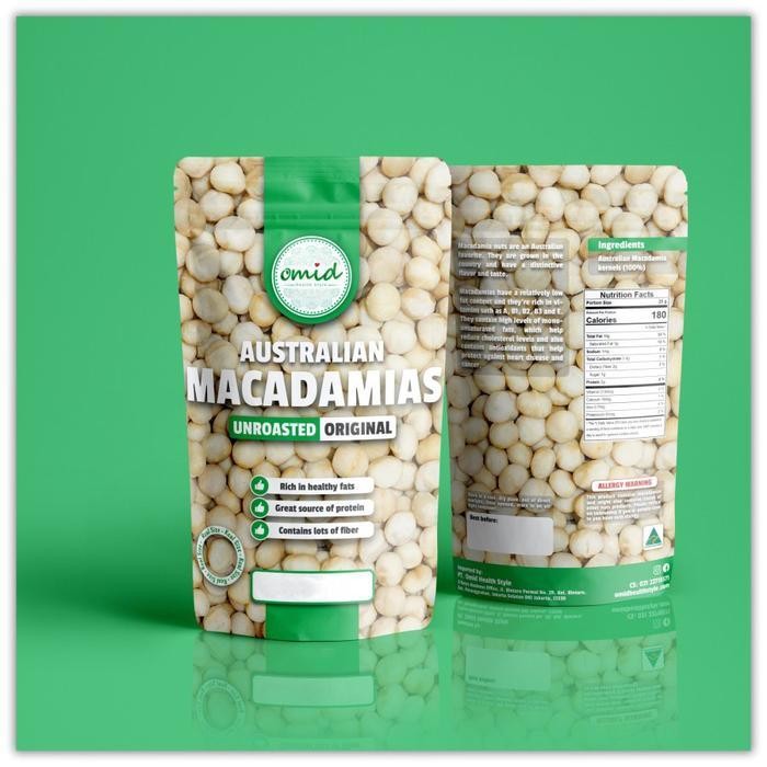 

Raw Macadamia (Kacang Macadamia Mentah) 500Gr Termurah Best Quality 100% Original