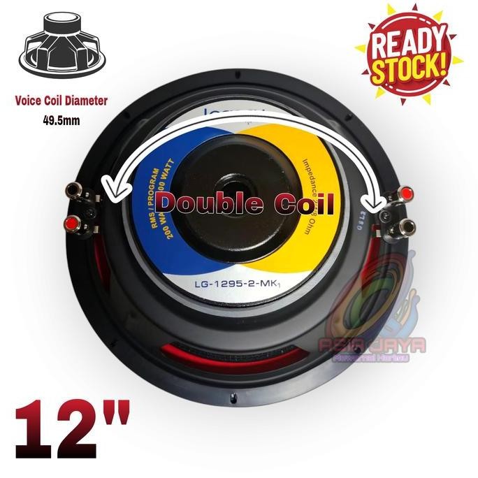 Speaker Subwoofer Legacy 12" Lg12952 / Lg 1295 / Lg1295  Subwoofer Mobil 12 Inch