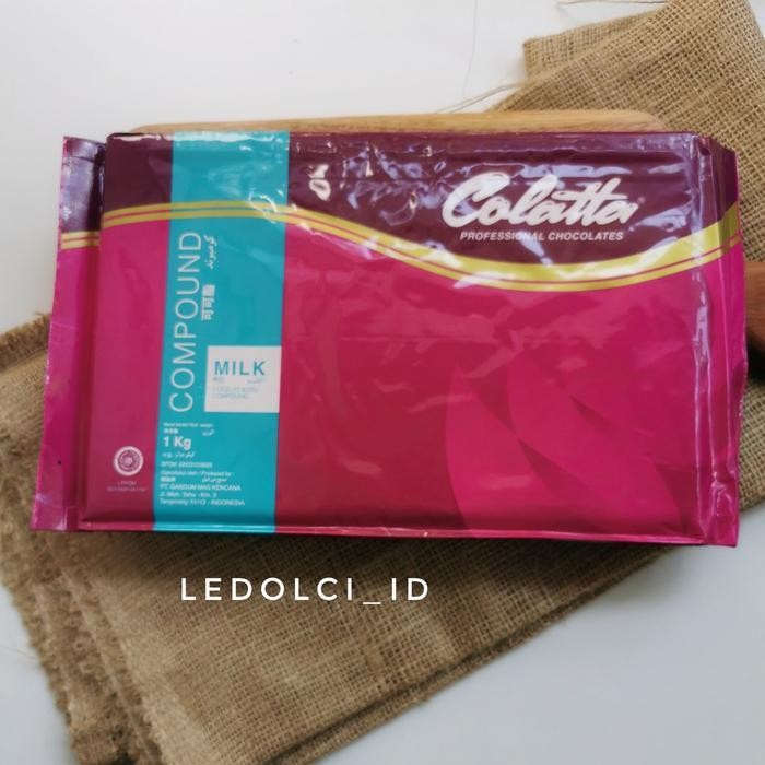 

Colatta Milk Chocolate Compound Coklat Susu 1 Kg Terlaris Best Quality 100% Original